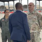 Congressman Davis at Seymour Johnson Air Force Base